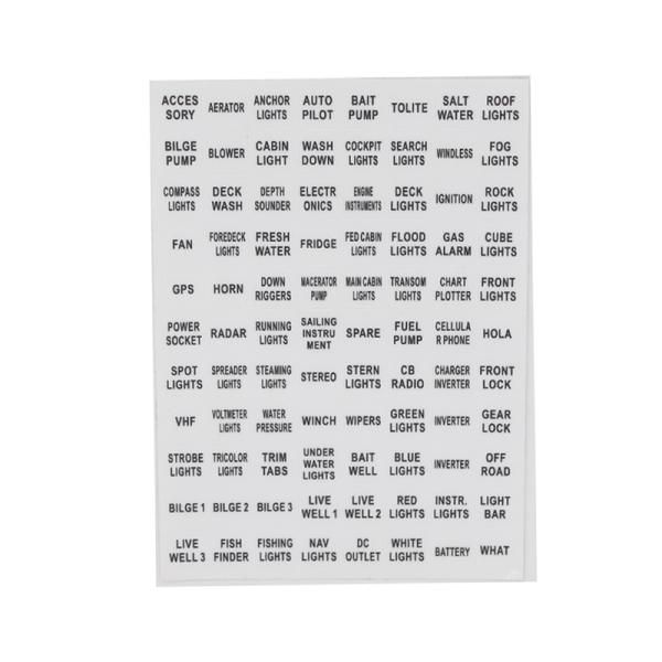 5 Pin Universal Rocker Switch Panel