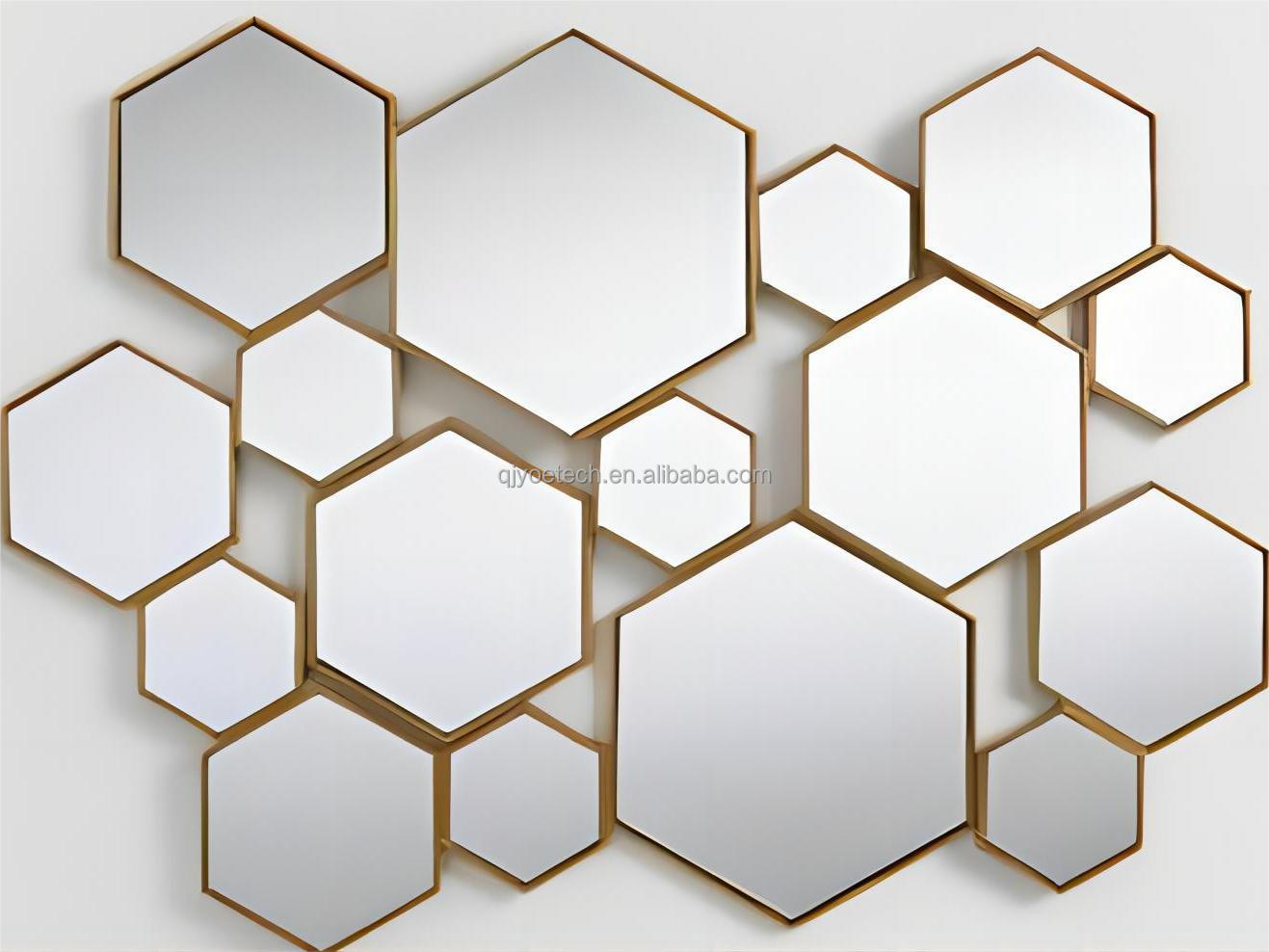 Edge pencil edge Silver Glass Mirror Graphic Design Solution for Magnifying Bathroom