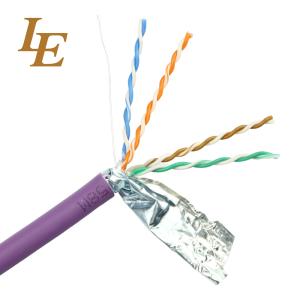 Twisted Ethernet Network Lan Cable Customizable U / UTP Cat 5e 4 In 1 Unshielded