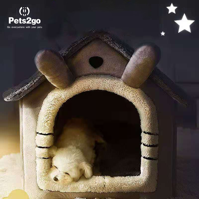 Pets2Go Non Skid Bottom 49*39*36cm Pet House Bed