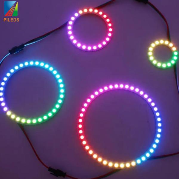 Addressable Pixel LED Circle DC 5V WS2812 5050 RGB Full Color