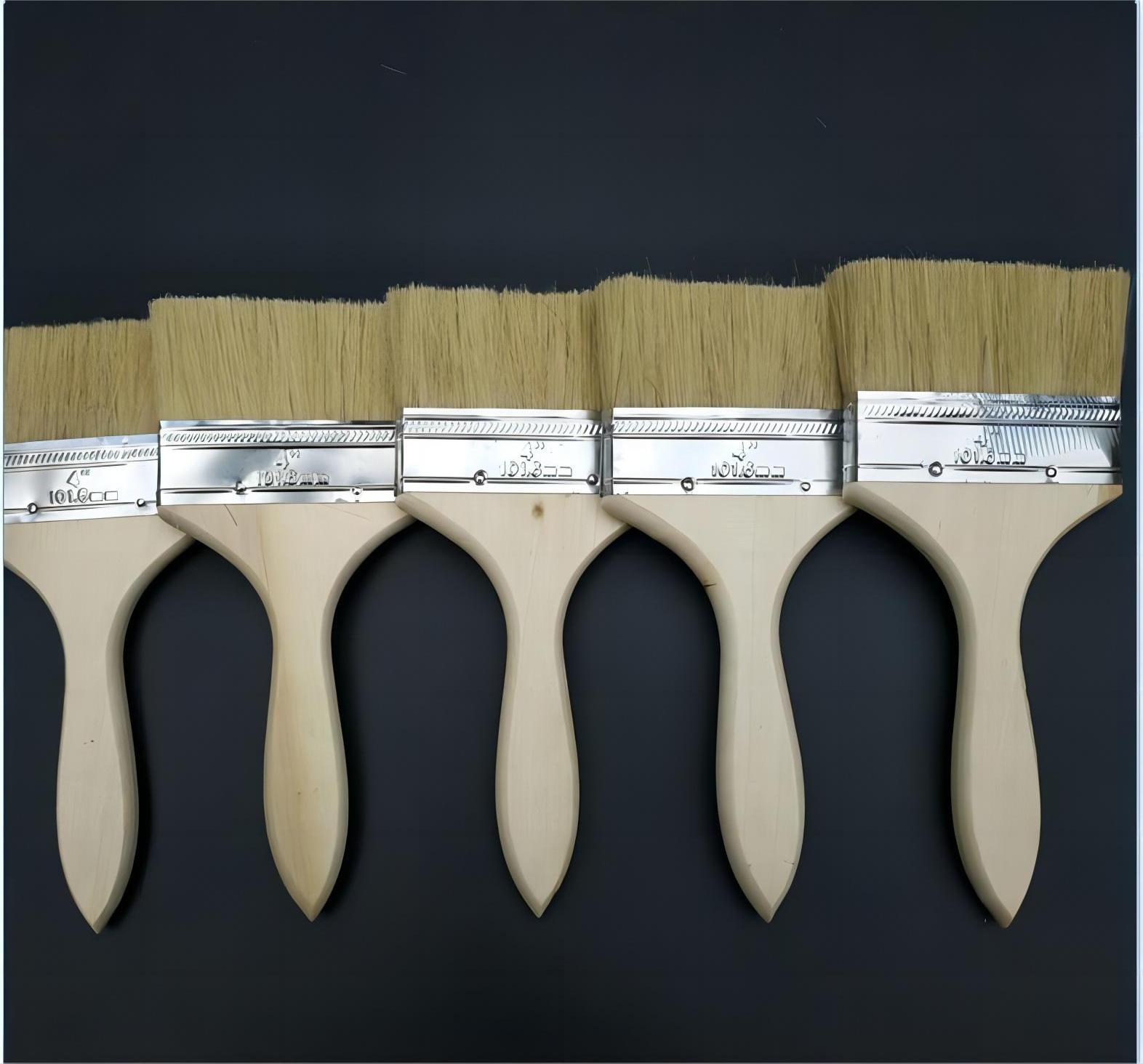 OEM Distributor Customized Support Wooden Handle Painting Brushes for Wall Painting