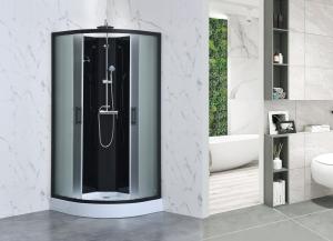 China 800x800x1900mm Black Bathroom Shower Enclosures 6mm wholesale