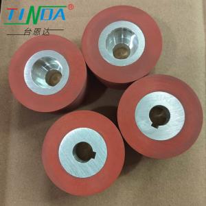 China Smooth Surface High Temperature 350 Degrees Silicone Roller Top low Wheel For PFAFF 8323 Hot-air seam sealing Machine wholesale