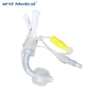High Volume Safety Cuffed Tracheostomy Tube Disposable Medical Disposable With Suction Lumen
