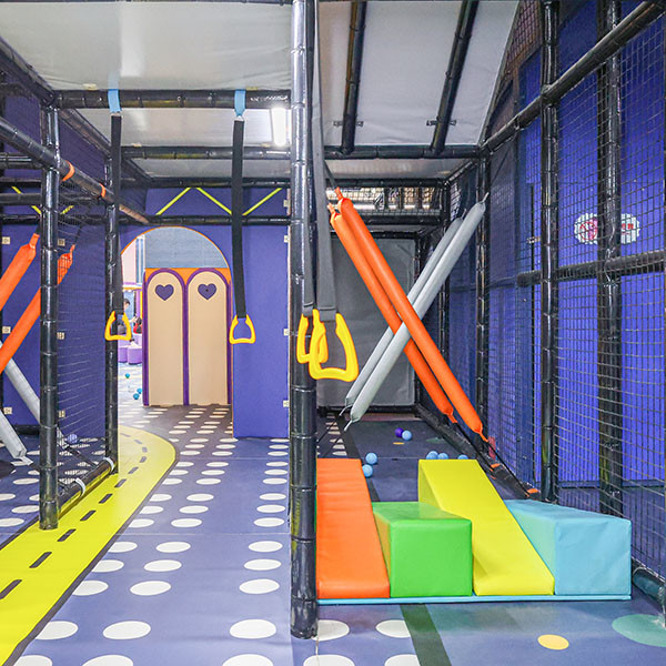 Double Layer Junior Ninja Course for Indoor Playground Ages 5-12