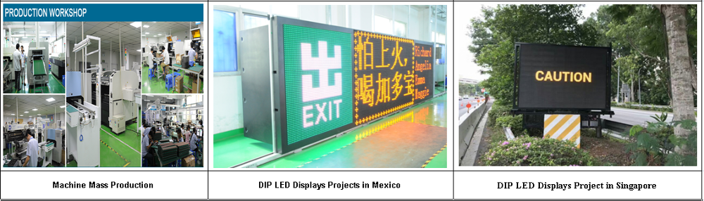 4R2G1B LED Variable Message Sign For Traffic Display Screen In Expressway Tunnel