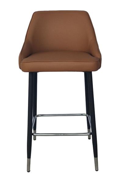 Quality upholstered 0.078CBM/CTN PU Leather Bar Stool BC-414 for sale