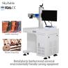 Buy cheap Automatic Fiber Laser Marking Machine Metal Plastic Leather Wood Engraving from wholesalers