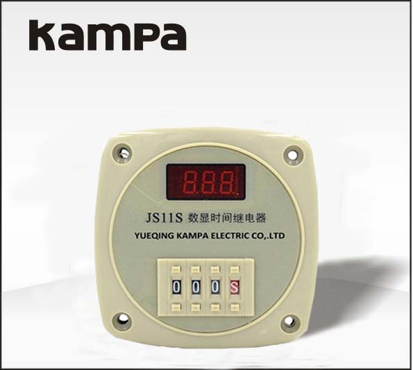 JS11P Four-digit Digital Count Up Down Time Relay Timer AC220V 9999s