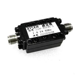 N Connector 60dB rejection RF Filters 6 to 24GHz Digital High Pass Filter