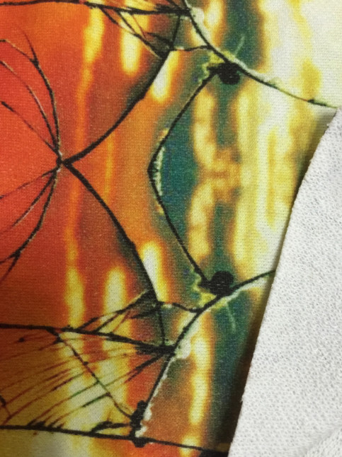 New product ! Retro design superior quality andgood handfeel print Interloop knitted fabric