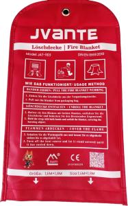 0.5mm 100% Fiberglass Fabric Fire Extinguisher Blanket To Put Out Fire