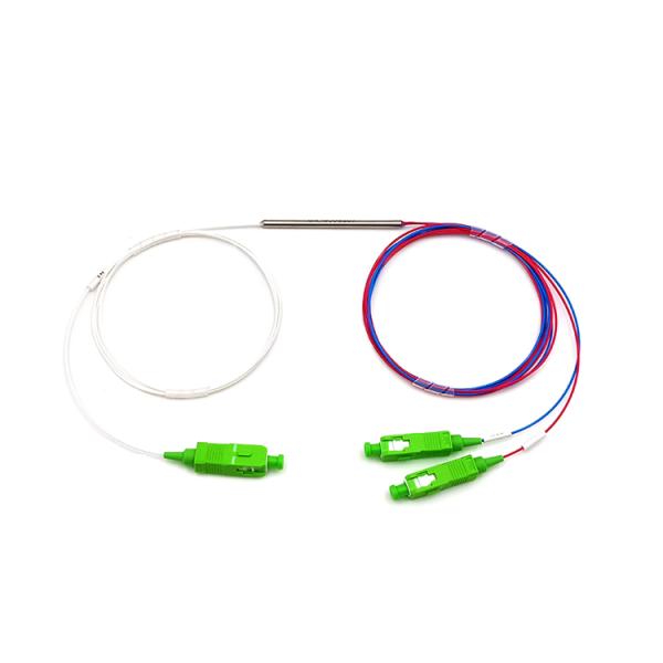 1x2 PON FBT Fiber Optic Coupler Splitter