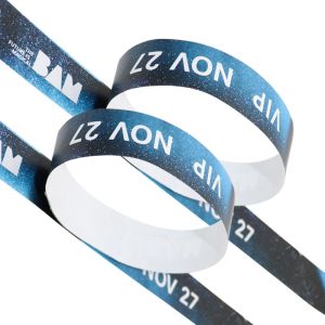 China Stylish Custom Printed Event Wristbands , Waterproof DuPont Tyvek Wristbands wholesale