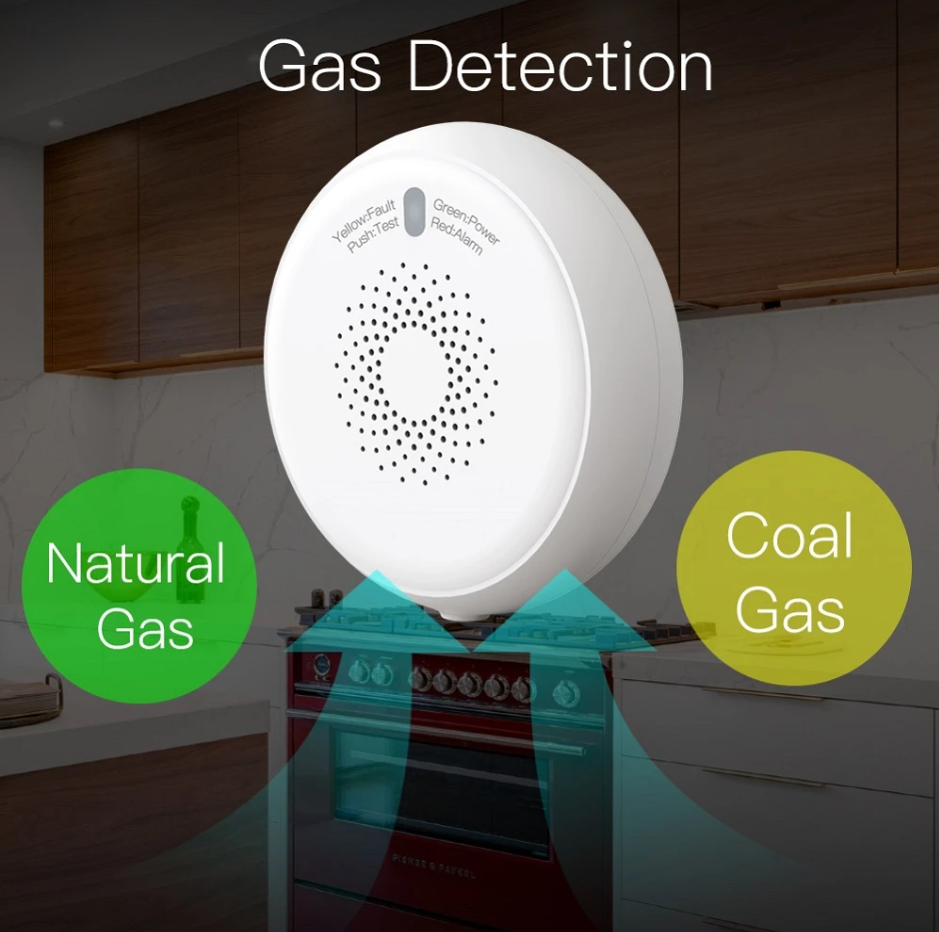 70dB Smart Propane Detector Zigbee Gas Sensor Smart Alarm Sensor