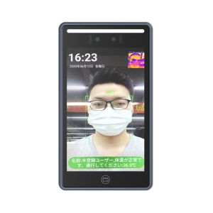 10 inch Face Reader Attendance Machine , Face Recognition Body Temperature