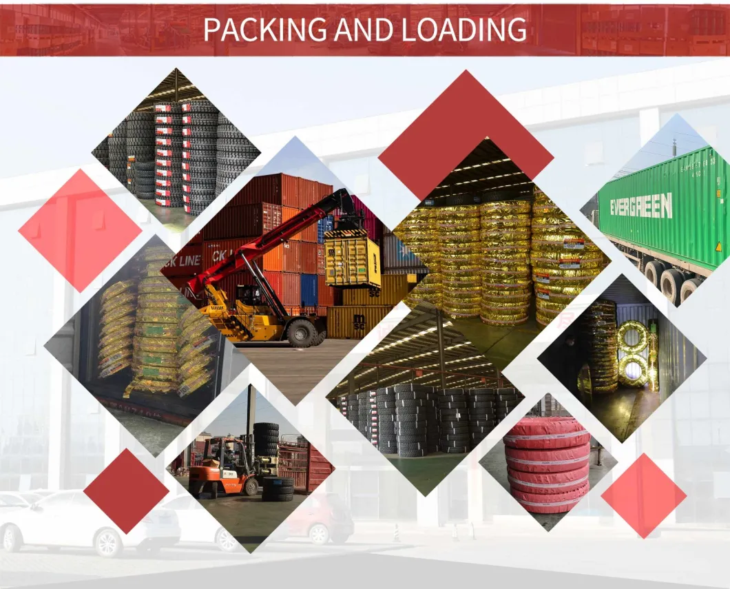 Mixed pavement 16 inch Semi Truck Tires For 6.5h Standard Rim