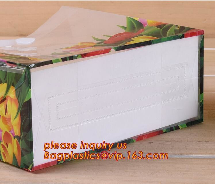 Promotional customized high quality soft loop plastic cloth bag,manufacturer custom soft loop handle polyethylene PE pla