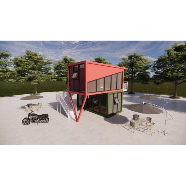 Outdoor Party Prebuilt Container House Foldable Easy Assembly Deployment