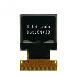 China Mini Monochrome Passive Matrix 0.66'' OLED Display 64X48 Dots Module wholesale
