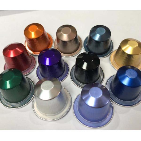 Nespresso Compatible Coffee Capsule Recyclable Environmental Friendly Aluminum Nespresso Coffee Capsules