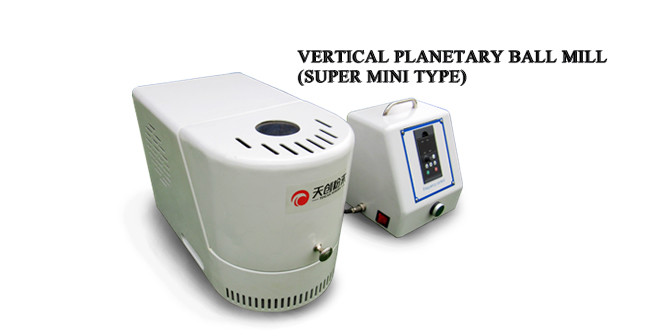 0.2L Super Mini Planetary Ball Mill for Glove Box Use Under Nitrogen Atmosphere