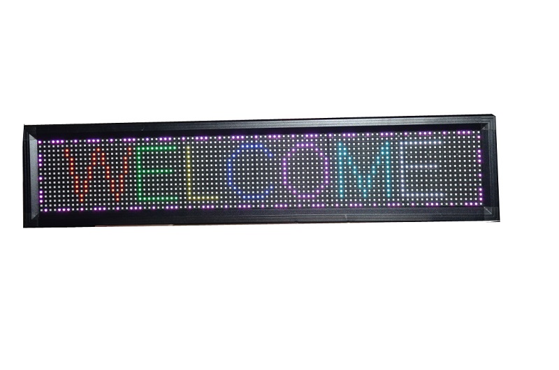 P6 scrolling led sign moving message signage screen