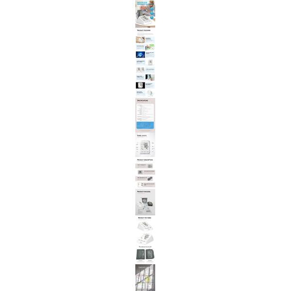 CE ISO Approved Customization Automatic Check Ambulatory Digital Blood Pressure Monitor Arm Style