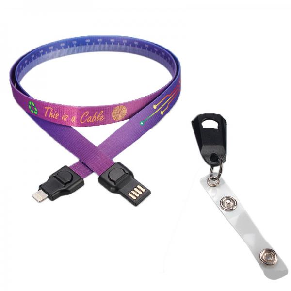 Quality 850mm USB A Male To Lightning Apple Phone Charging Cable for sale