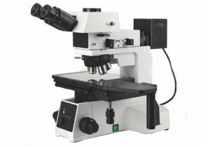 China Trinocular Portable Metallurgical Microscope Transmission Light PL10X22mm 5W LED wholesale