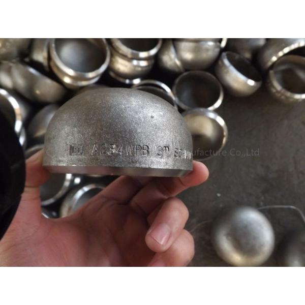 WPC 8 Inch Black Steel Pipe Cap ASME A860 234WPB Butt Weld