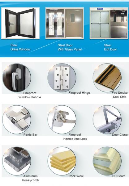 KDSBuilding Commercial Fire Rated Apartment Main Gate Design Stainless Steel Door With Push Bar