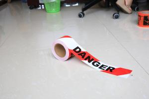 China Customized Caution Sign Tape , Detectable Caution Barrier Warning Tape wholesale