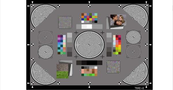 Reflective Image Resolution Chart YE042 / Digital Camera Resolution Chart ISO