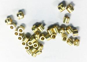 China Connector Tube CNC Machining Brass Parts , Small Cnc Machined Components wholesale