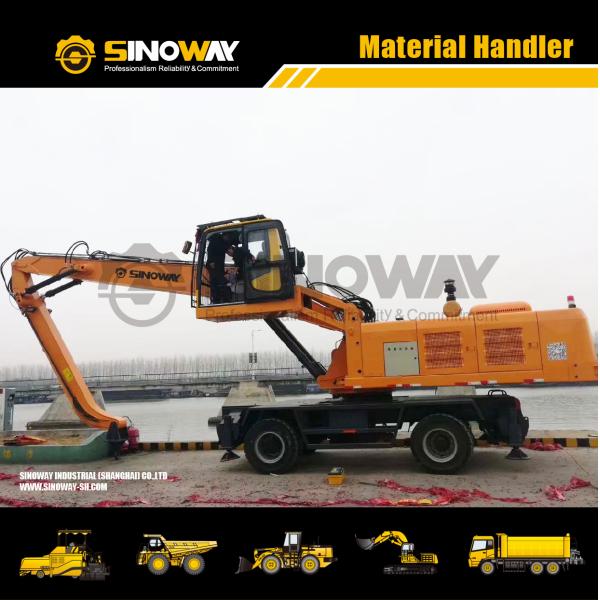 High Efficiency 25 Ton Mobile Handling Equipment Grapple Crane Explosion Proof