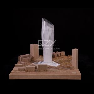 China 1/100 Berhan Bank Office Building Model wholesale