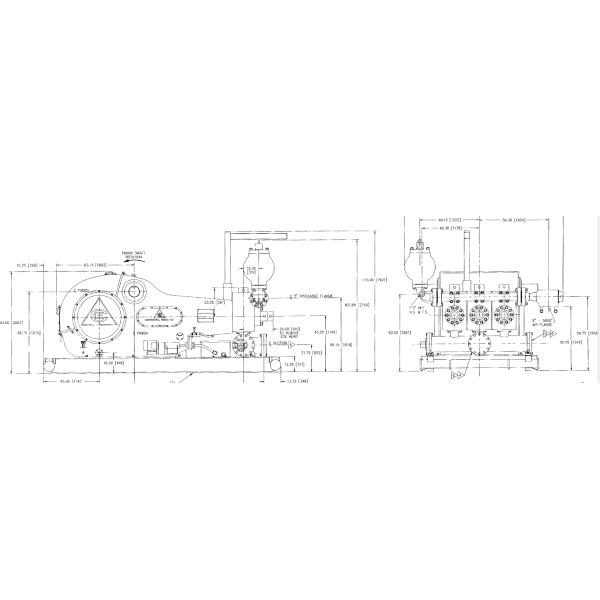 AISI4140 Mud Pump Parts Three Cylinder Plunger Pump Head 42CrMo