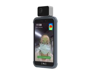 OEM Smart Lock Body Temperature Detection System , 8 inch Face Recognition Security System