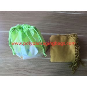China Woman gift jewelry clothes cosmetic scarf packaging rope plastic bag on sale