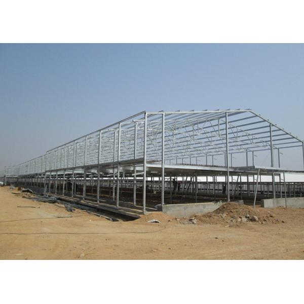 C Z Steel Prefabricated Poultry Farming Structures 100mm Glass Wool Insulation