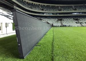 1R1G1B Perimeter Led Screen , Sport LED Signs P10 Light Weight Aluminum Cabinet