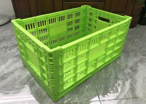 China Heavy Duty Plastic Folding Vegetable Crates 600*400*300mm wholesale