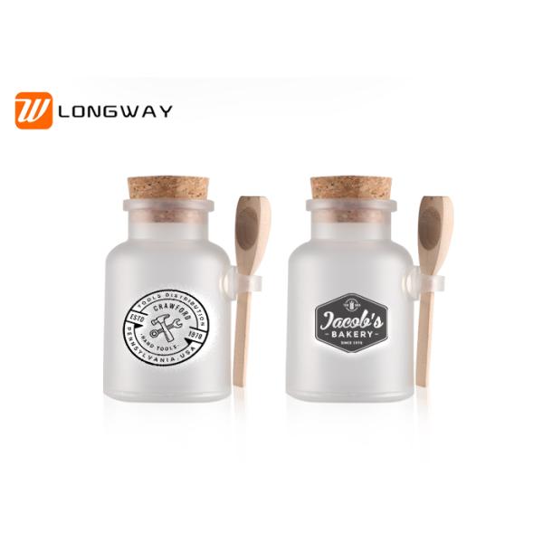 ABS Mini Bath Salt Jars With Handle , Small Plastic Containers For Cosmetics