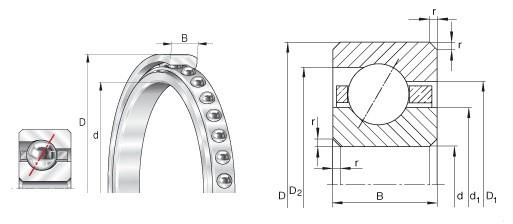 Quality Thin Wall Bearings CSEB035 angular contact ball bearings dimensions for sale