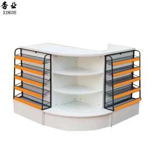 Retail Supermarket Checkout Counter Cashier Register Table Customoized