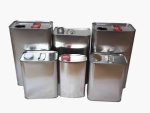 China Empty 1 Gallon Square Engine Oil Cans 4L Lubricating Rectangular Coating Paint Jar For Auto Car Motor Tin Cans wholesale
