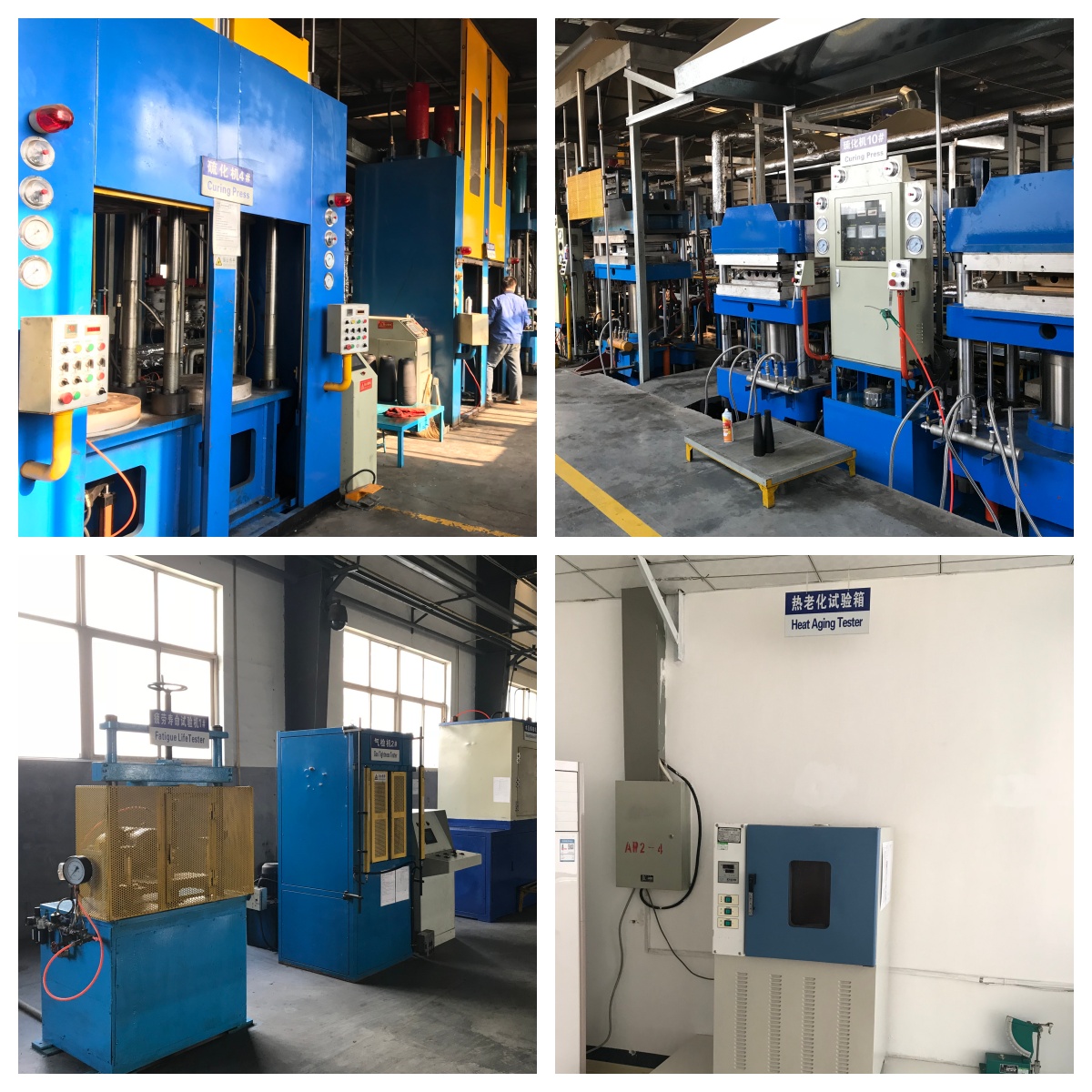 Air suspension production equipment in factory