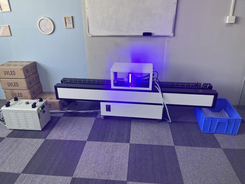 LED UV Ink Curing Lamp 1500W Water UV Conveyor Curing Machine